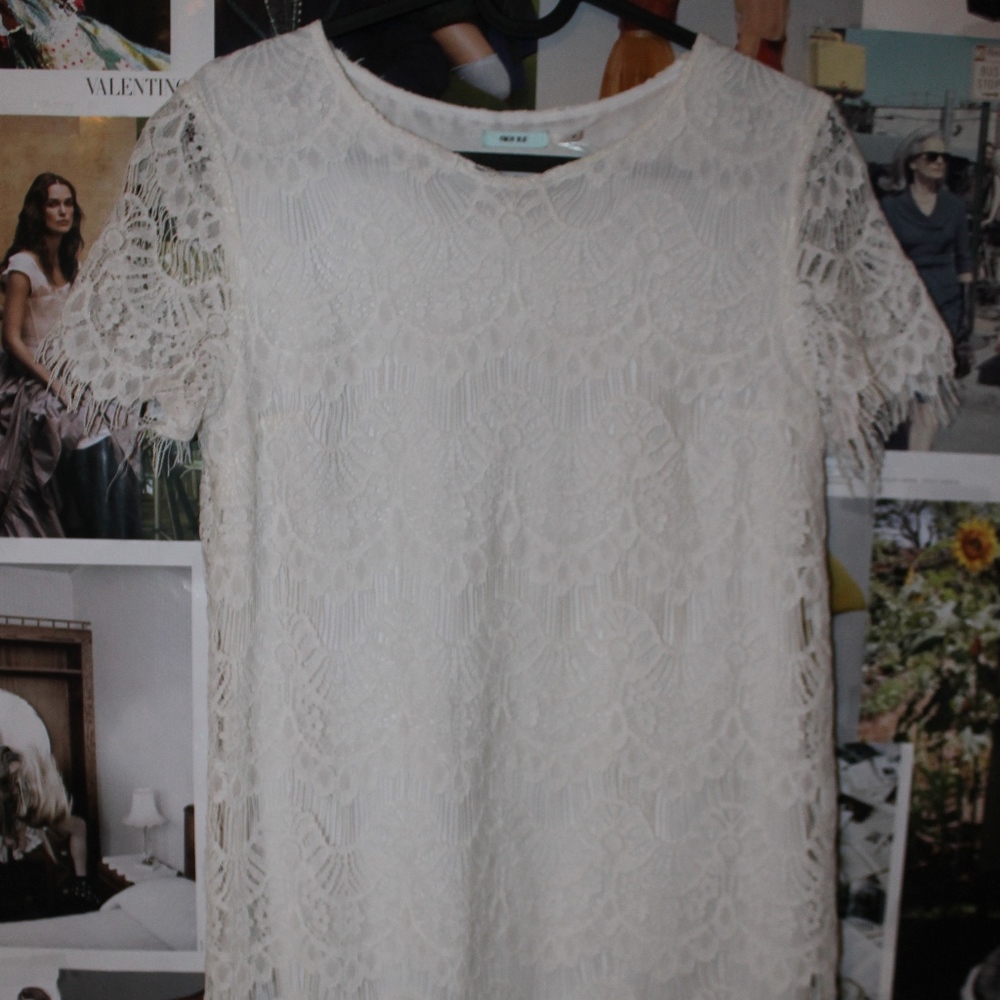 Urban Outfitters White Lace Dress